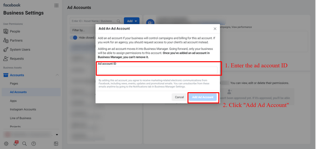 Business Manager Step 4