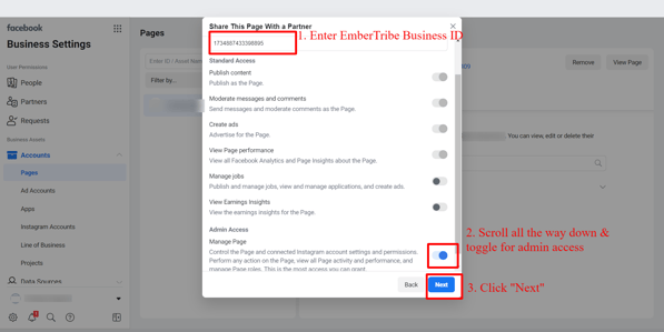 Facebook Page Step 5